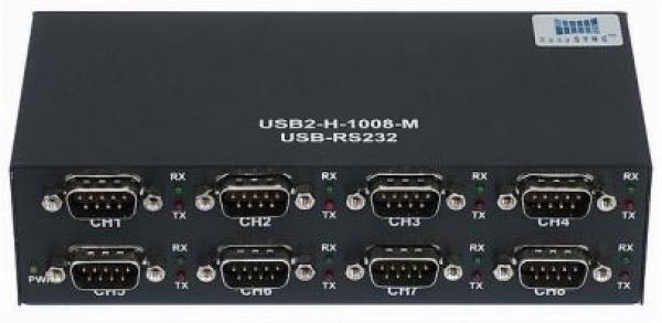 USB to 8x RS-232 Serial adapter, Industrial