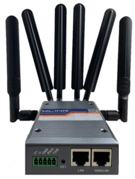 WLINK G230 5G router, 2x 10/100/1000 + WiFi RS-232, 4Gbit/s