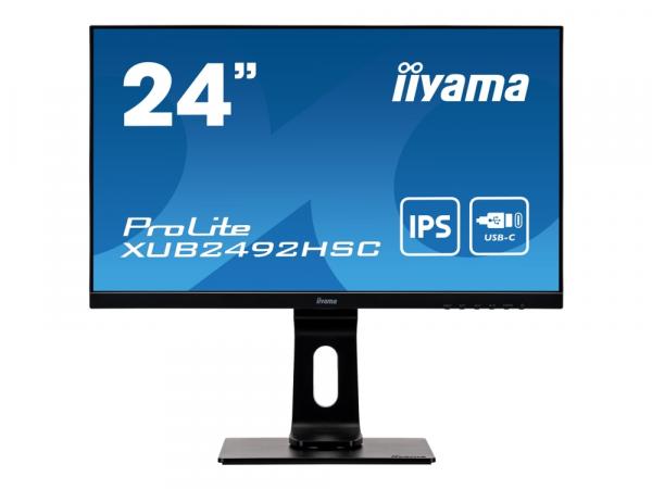 iiyama ProLite XUB2492HSC-B1, 60,47 cm (23,8 Zoll), 75hz, IPS - DP, HDMI