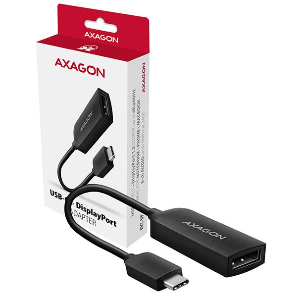 AXAGON USB-C to DisplayPort Adapter 4K/60Hz - musta