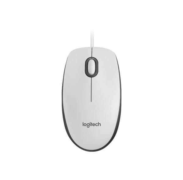 Logitech Mouse M100 - WHITE - EMEA