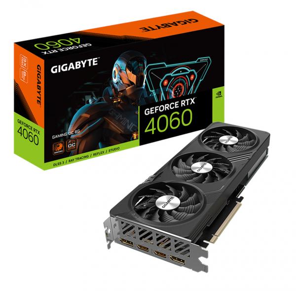 GIGABYTE GeForce RTX 4060 GAMING OC - 8GB GDDR6 RAM