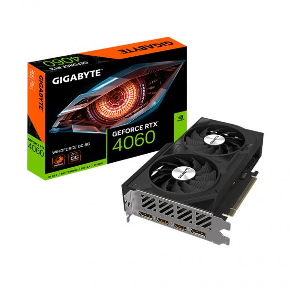 GIGABYTE GeForce RTX 4060 WindForce OC - 8GB GDDR6 RAM
