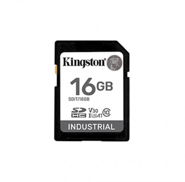KINGSTON 16GB SDHC INDUSTRIAL -40C TO 85C C10 UHS-I U3 V30 A1 PSLC