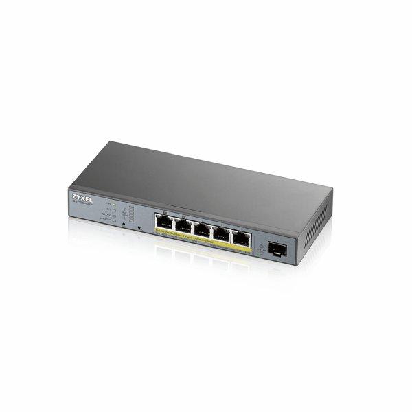 GS1350-6HP - 6 Port managed CCTV PoE switch - long range - 60W - 802.3BT