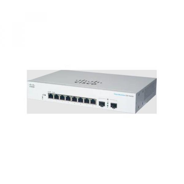 Cisco Business 220 Series CBS220-8T-E-2G Switch 10-porte Gigabit