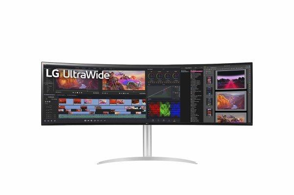 LG UltraWide 49WQ95X-W, 124,5 cm (49 "), Curved, 144Hz, G-SYNC Compatible, IPS - DP, 2xHDMI