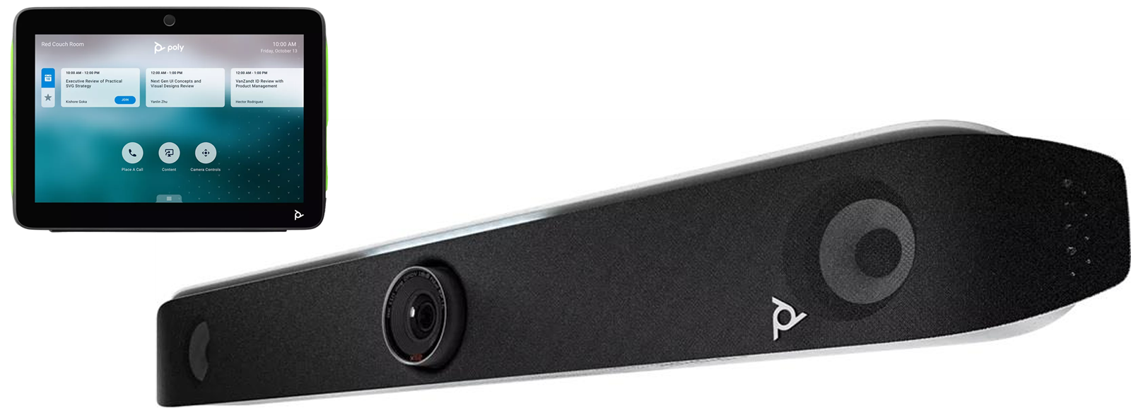 POLY STUDIO X52 TC10 4K POLY STUDIO X52 – ALL-IN-ONE VIDEOBAR -kit KESKIKOKOILLE HUONEILLE