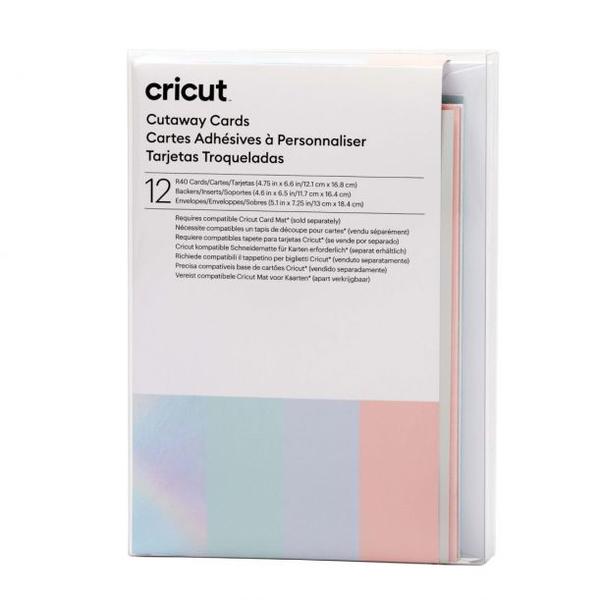 Cricut Cut-Away Cards Pastel R40 (12,1 cm x 16,8 cm) 12-pack