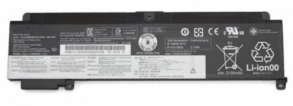 CoreParts Laptop Battery for Lenovo 23WH Li-Pol 11.4V 2Ah Black, Lenovo ThinkPad T460S, ThinkPad T470s