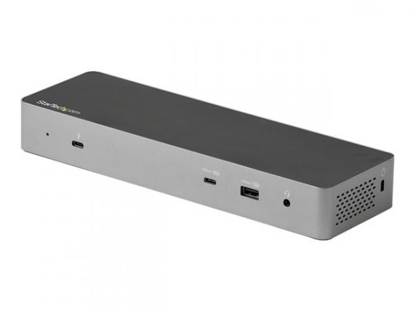 StarTech.com Thunderbolt 3 Dock w/USB-C Host Compatibility - Dual 4K 60Hz DP 1.4 or HDMI TB3/USB-C - 1x 8K - 96W PD/5xUSB Dockingstation