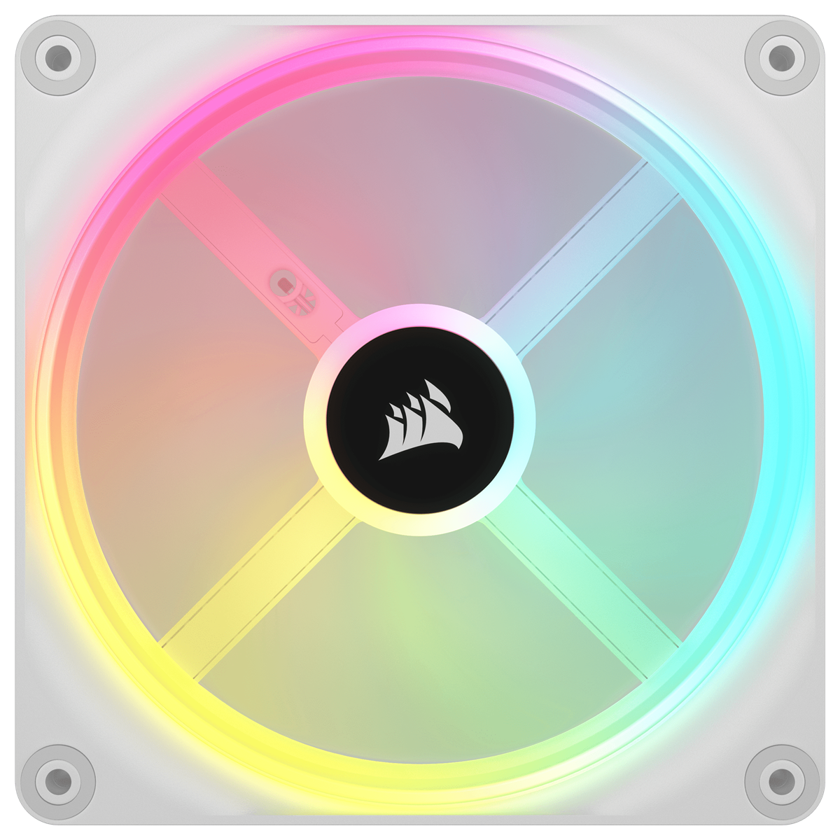 Corsair QX140 RGB Mag. Dome RGB White Fan Exp. Kit 140mm, QX RGB Series