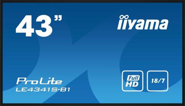 iiyama ProLite LE4341S-B1 43 1920 x 1080 VGA (HD-15) HDMI