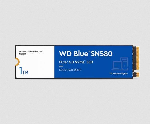 WD Blue SN580 Solid state-drev WDS100T3B0E 1TB M.2 PCI Express 4.0 x4 (NVMe)