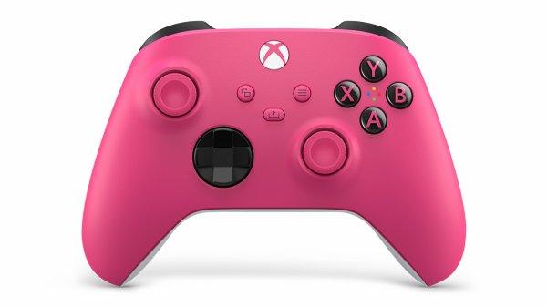 Microsoft Xbox X Wireless Controller Gamepad iOS PC Microsoft Xbox Series S Microsoft Xbox Series X Microsoft Xbox One Android Sort Pink Hvid