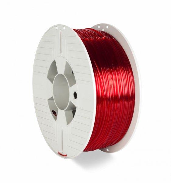 3D Pinter Filament PET-G 1.75mm 1kg red transparent