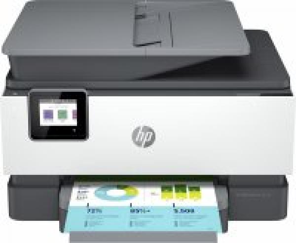 HP OfficeJet Pro 9014e HP+ A-i-O A4, Tinte, 22/18S. SW/Col., MF, Fax