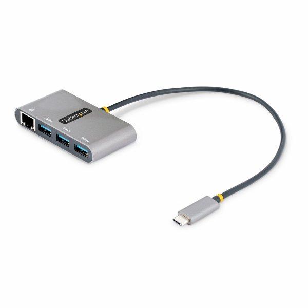 USB Hub StarTech USB-C 3-Port Ethernet 3x USB-A
