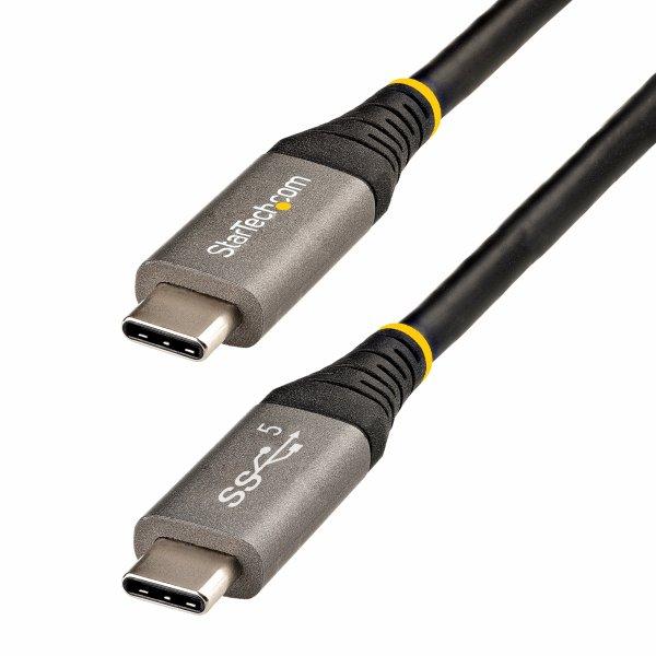 StarTech.com USB 3.1 / Thunderbolt 3 / DisplayPort 1.4 USB Type-C kabel 2m Sort Gr