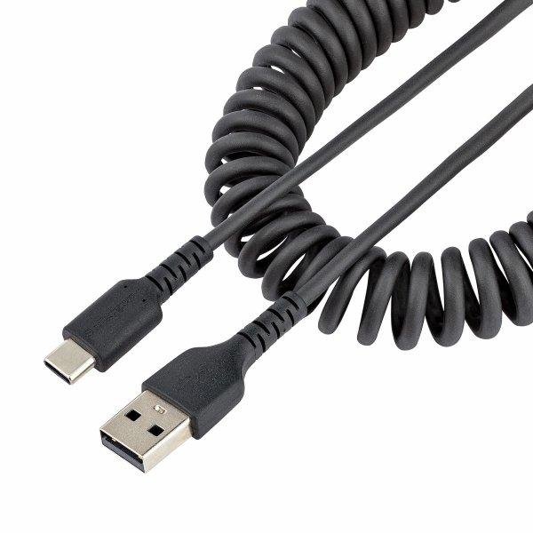 StarTech USB to USB-C 0,5m spiraalikaapeli