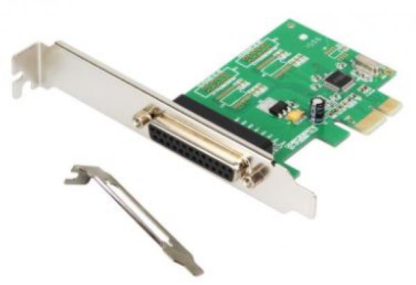 IOCREST 1x Parallel Express PCI LowProfile Express PCI, DB25, WCH382