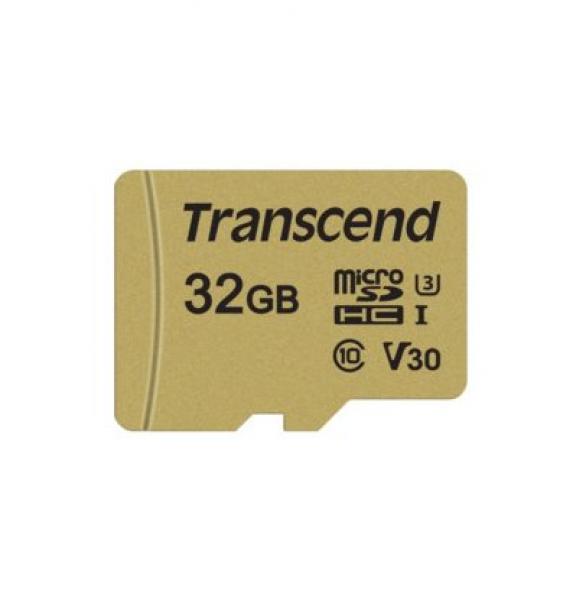 Transcend microSDHC 500S    32GB Class 10 UHS-I U3 V30 + Adapter