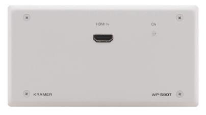 Kramer WP-580T- HDMI Wallplate 4K HDBaseT Transmitter- 70m- White