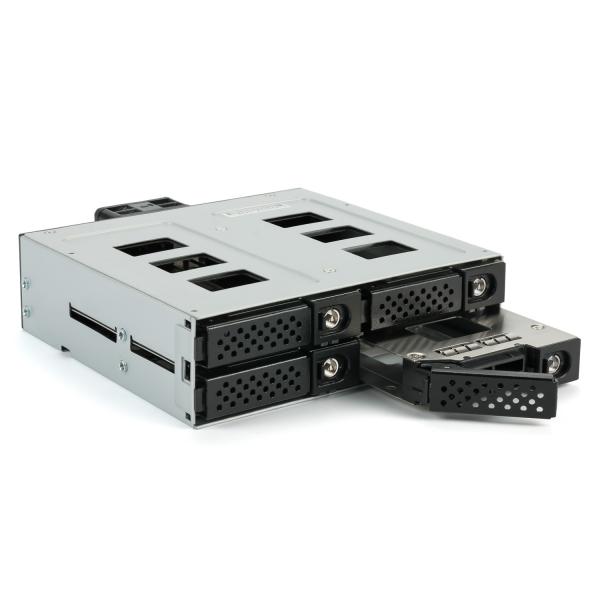 FANTEC MR-SA1242-12G SAS 12G & SATA 6G 1x5,25"" for 4x2,5"" SSD/HDD black