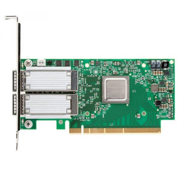 ConnectX-5 VPI adapter card, EDR IB (100Gb/s) and 100GbE, dual-port QSFP28, PCIe3.0 x16, tall bracke