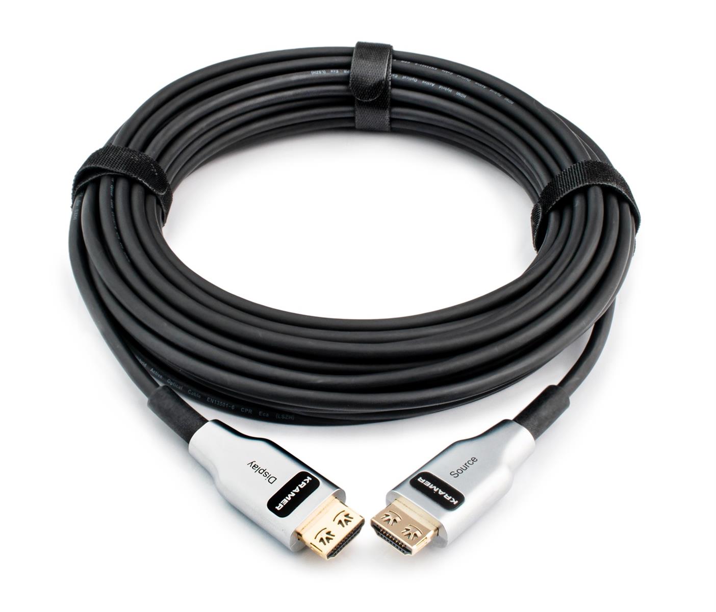 KRAMER CLS-AOCH/UF-33 FIBER OPTIC LSHF- ULTRA HIGH SPEED HDMI CABLE-33FT 10M