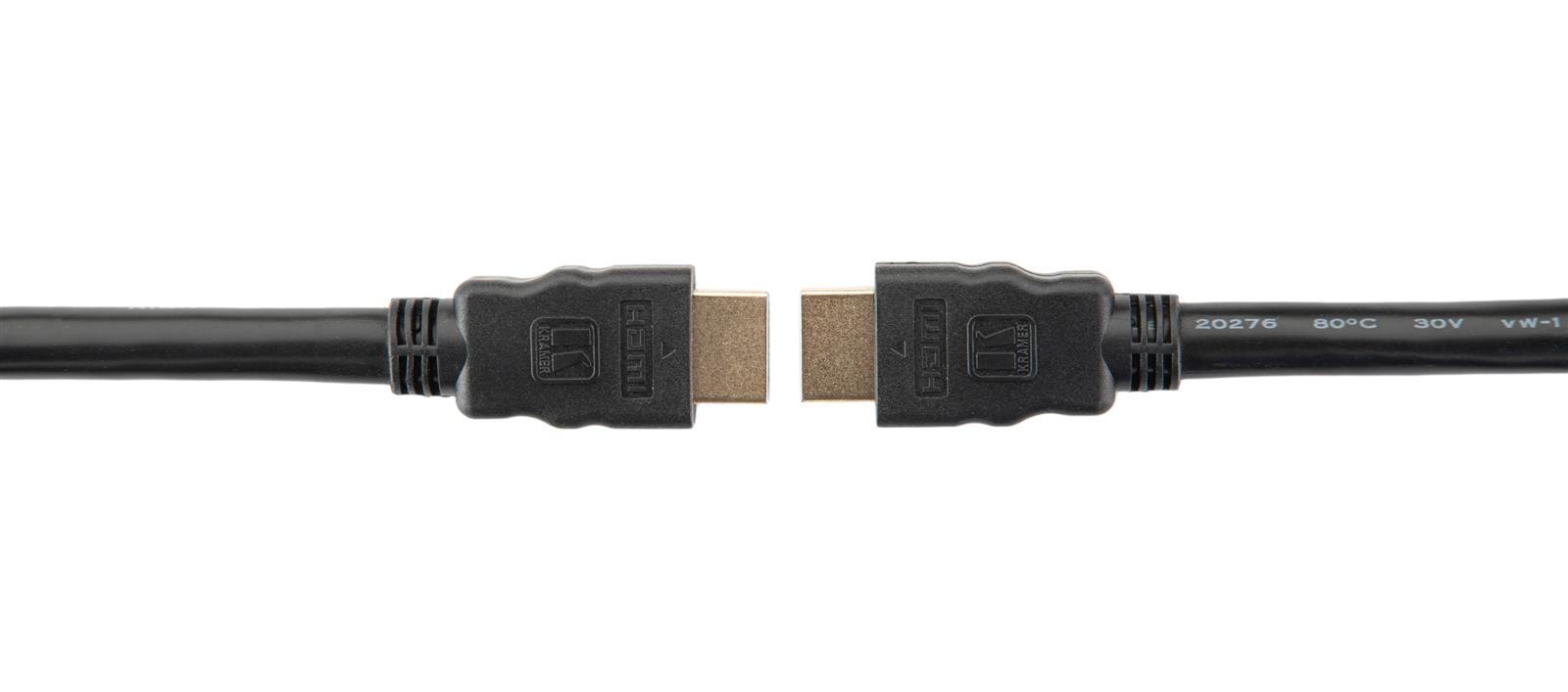 KRAMER C-HM/ETH-3 HDMI (MALE - MALE) CABLE WITH ETHERNET 0.9M
