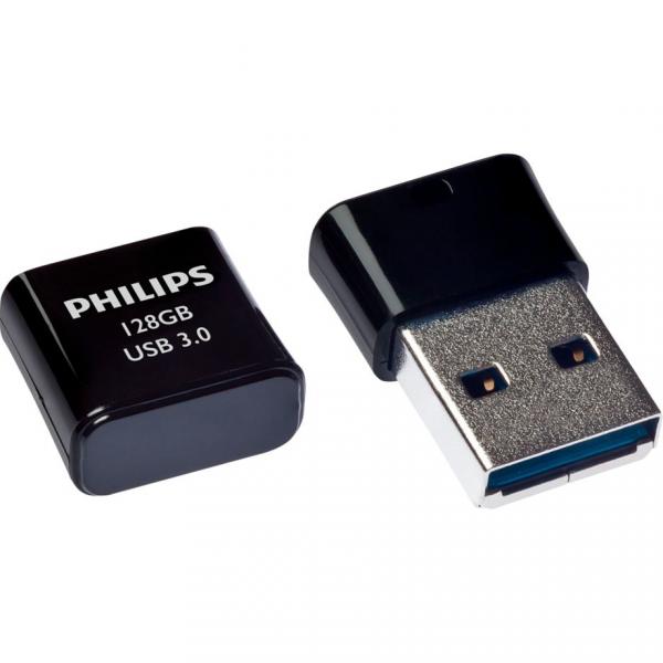 Philips USB 3.0  128GB Pico Edition Midnight Black nano