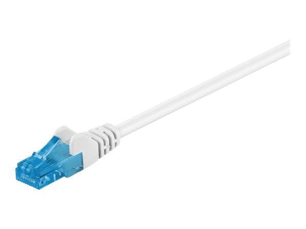 CAT 6a patch cable U/UTP, white, 50m - LSZH halogen-free, CU