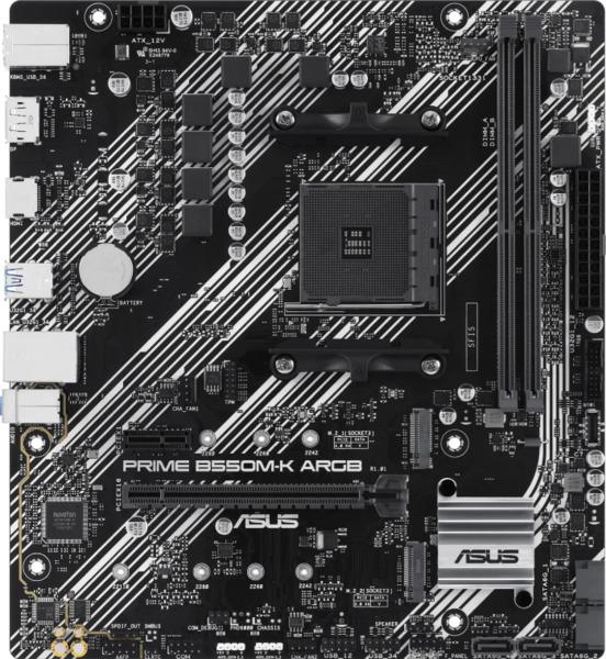 ASUS Prime B550M-K ARGB, AMD B550 Mainboard - Sockel AM4