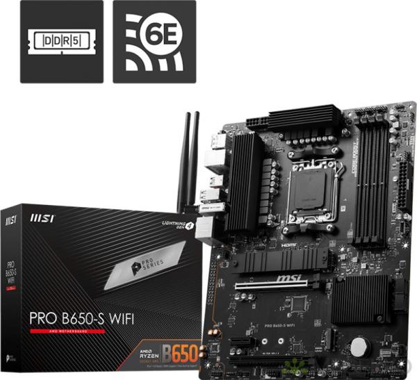 MSI PRO B650-S WIFI -  AMD AM5