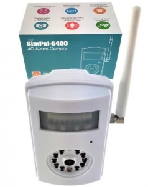 SimPal G400 LTE-valvontakamera, 5M (HD) WiFi, IR, PIR, Temperature Sensor