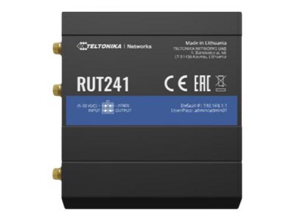 TELTONIKA INDUSTRIAL CELLULAR ROUTER RUT241 (EU) 4G LTE ROUTER