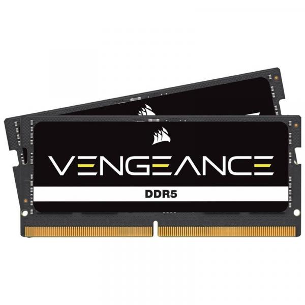 Corsair Vengeance 32GB DDR5 SODIMM Black 5600MHz, 2x16GB, 1.1V