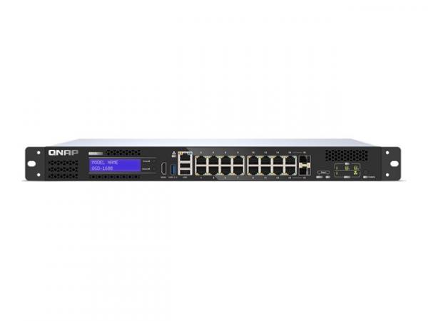 QNAP QGD-1600: 16 1GbE ports with 2 RJ45