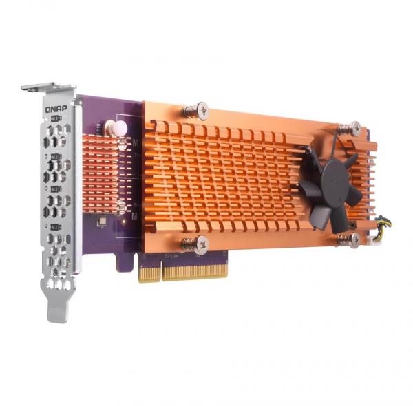 QNAP Quad M.2 PCIe SSD Erweiterung PCIe Gen3 x8 QM2-4P-384