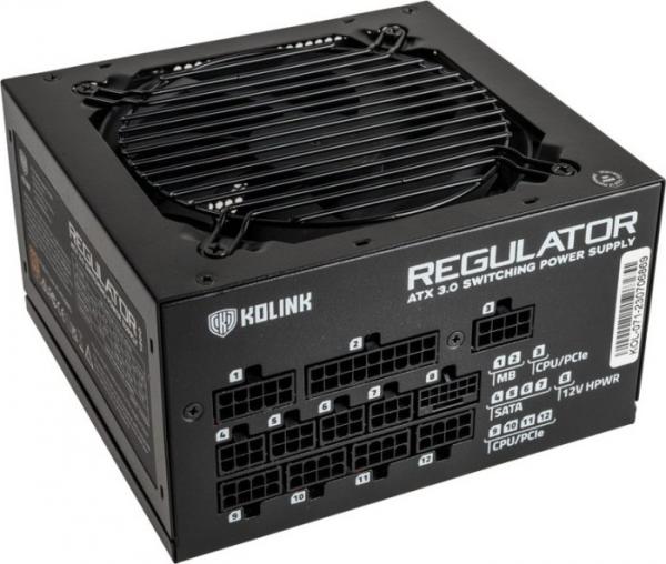 Kolink Regulator 80 PLUS Gold, ATX 3.0, PCIe 5.0, modular - 1000 Watt