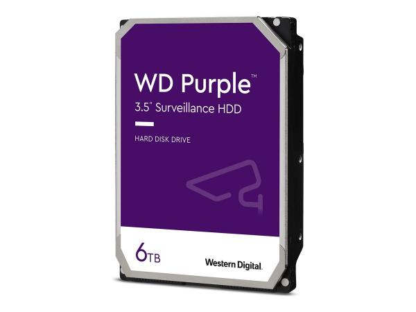 WD Purple Harddisk WD64PURZ 6TB 3.5 SATA-600 5400rpm