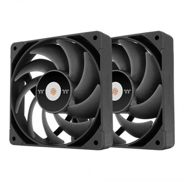 Thermaltake TOUGHFAN Pro 14 PC Cooling Fan 2Pack Fan 14025 PWM 500~2000rpm/Black