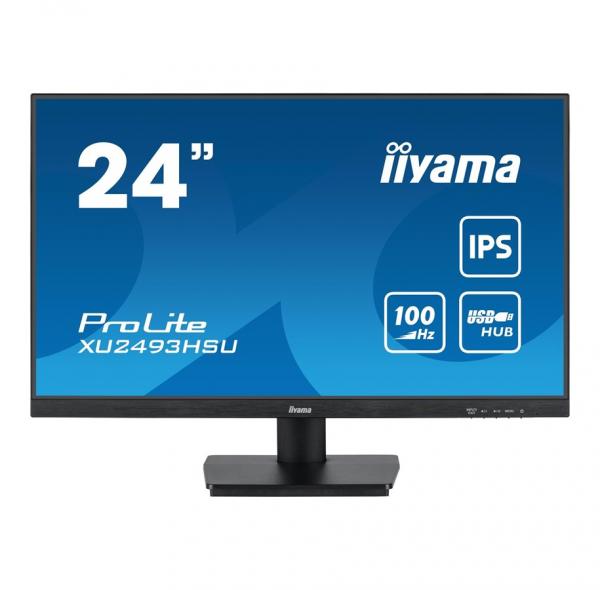 iiyama 24" Näyttö ProLite XU2493HSU-B6 - LED monitor - Full HD (1080p) - 24" - 1 ms