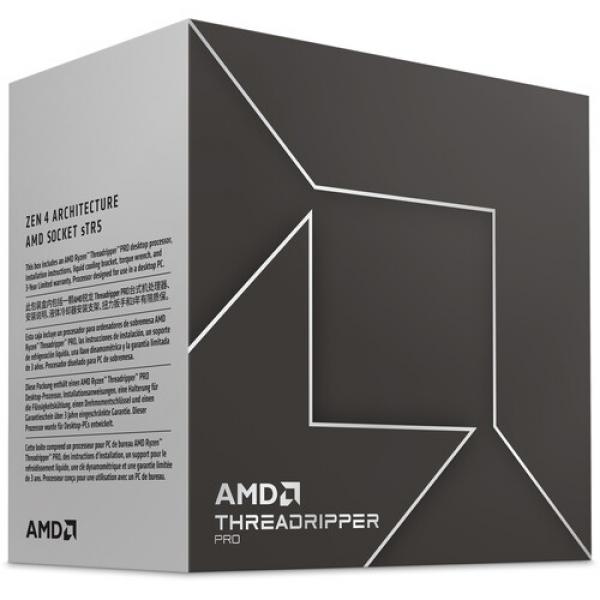 AMD CPU Ryzen ThreadRipper PRO 7995WX 2.5GHz 96-kerne Socket sTR5 WOF - u/kler