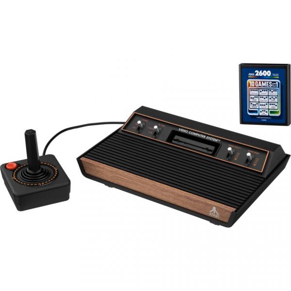 Atari 2600+ (INT)  sisältää ohjaimen ja 10 peliä