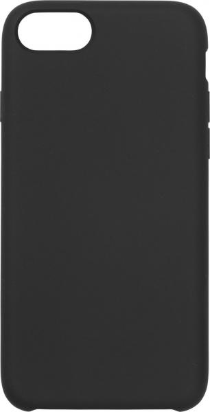 eSTUFF INFINITE RIGA silikonikotelo iPhone SE 2022/2020 -puhelimelle - musta 100 % kierrätettyjä materiaaleja
