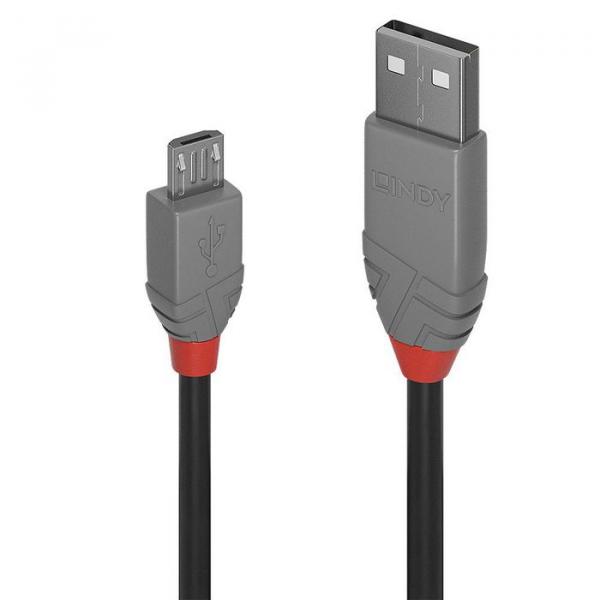 Lindy USB 2.0 to micro USB-B 3m Black
