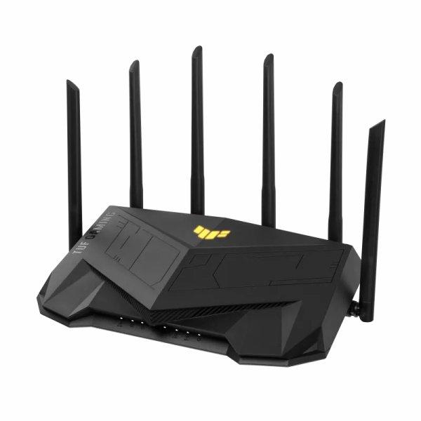 Asus Wireless Wifi 6 Dual Band Gaming Router TUF-AX6000 802.11ax, 1148+4804 Mbit/s, 10/100/1000 Mbit/s, Ethernet LAN (RJ-45) ports 5, Antenna type External