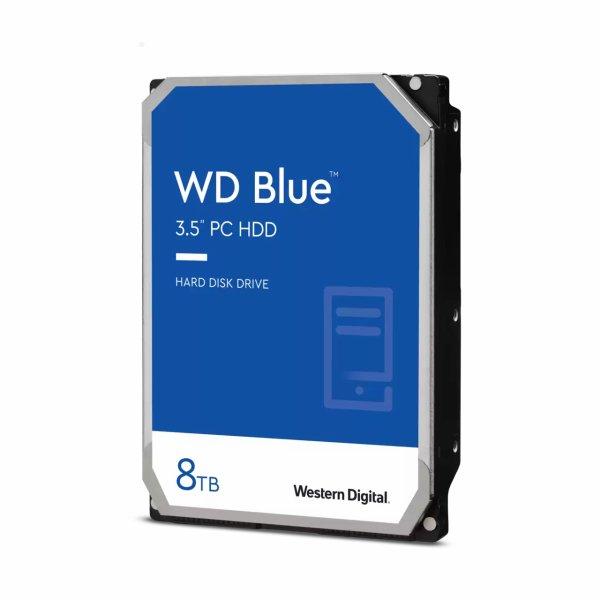 WD Blue Harddisk WD80EAAZ 8TB 3.5 Serial ATA-600 5640rpm